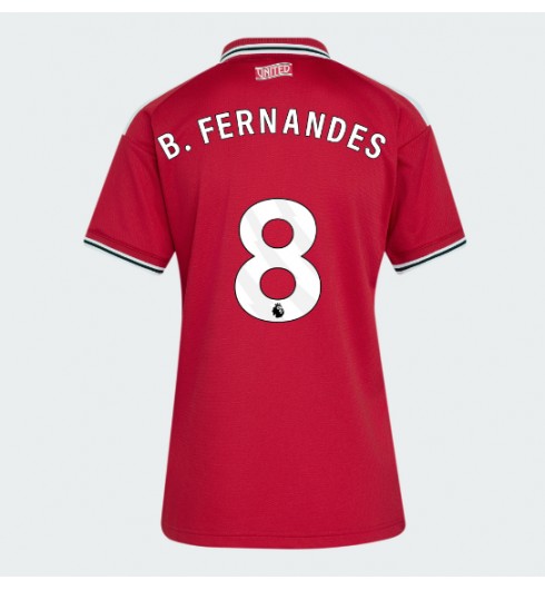 Manchester United Bruno Fernandes #8 Domácí Dres pro Dámské 2026-27 Krátký Rukáv Manchester United Bruno Fernandes #8 Domácí Dres pro Dámské 2026-27 Krátký Rukáv